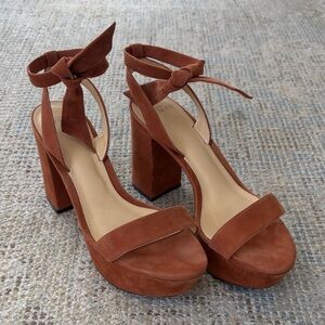 Alexandre Birman Suede Platform